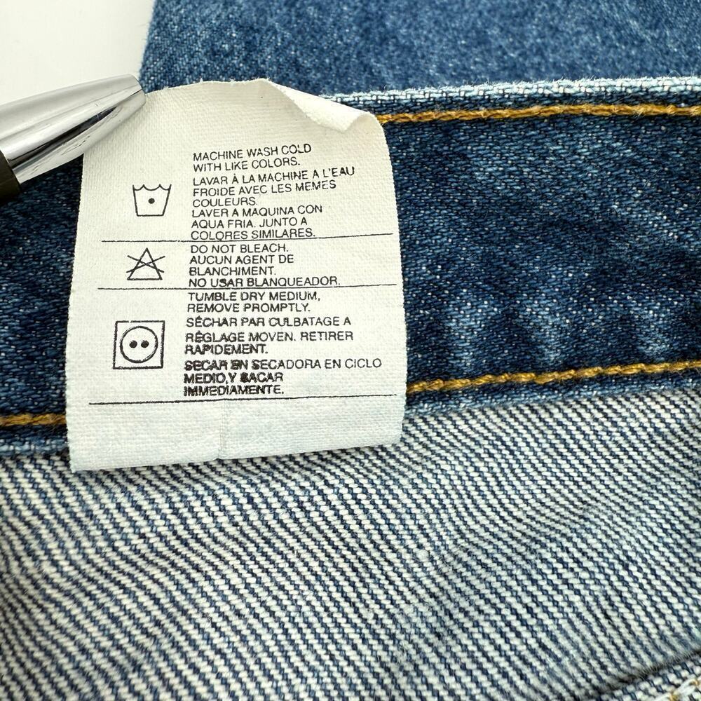 Vintage Carhartt Straight Fit Tapered Leg Jeans Men's Size 41x32 USA Union Made - Picture 8 of 10